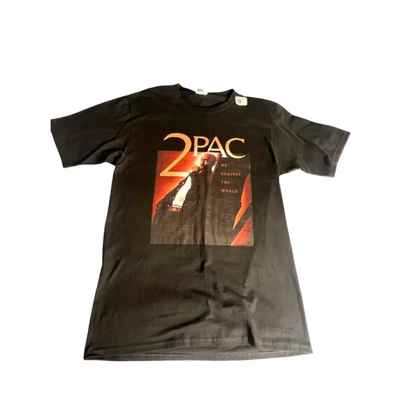 2Pac "Me Against The World" Black T-Shirt By Port & Company Small Casual - Picture 1 of 5